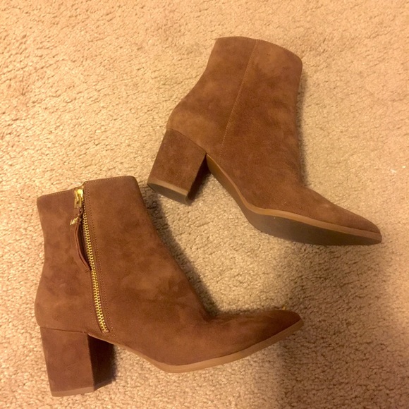 michael kors suede ankle boots